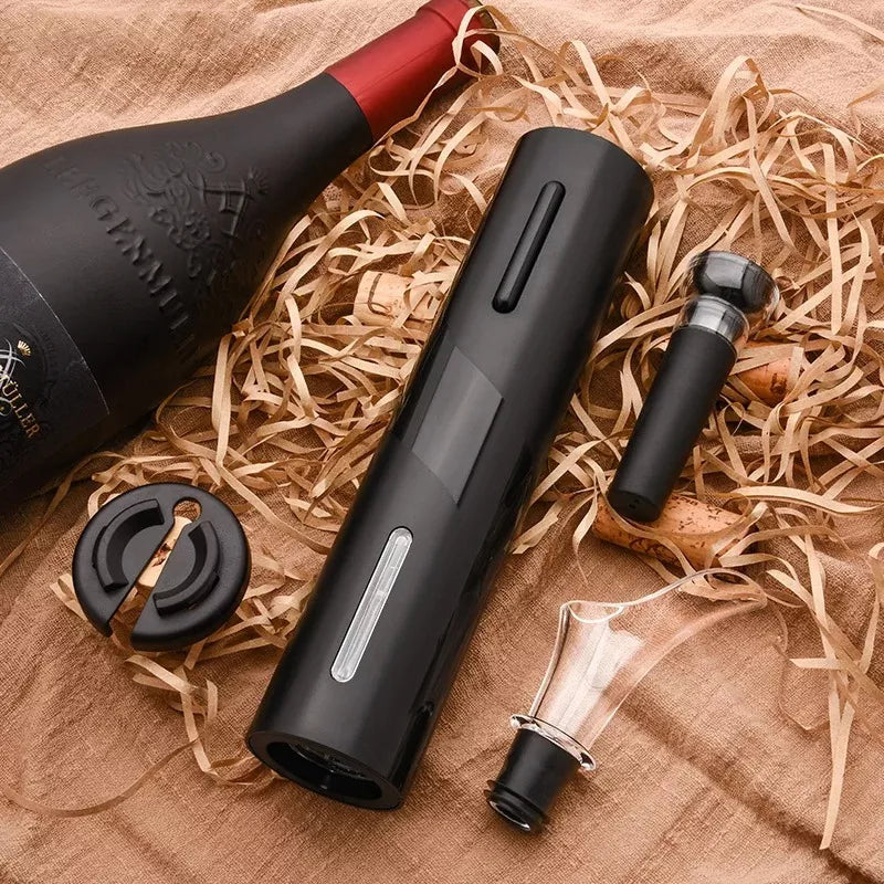 Abridor de Vinho Elétrico - Kit Completo
