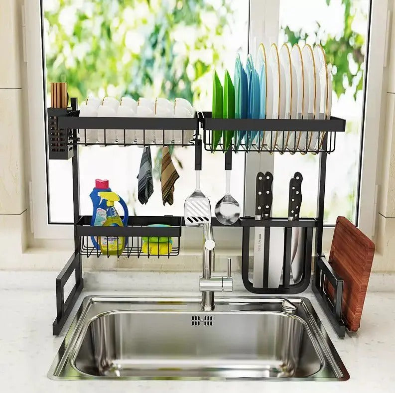 Escorredor de Louça Suspenso em Aço Inox