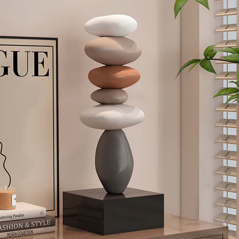 Escultura Decorativa Zen em Resina