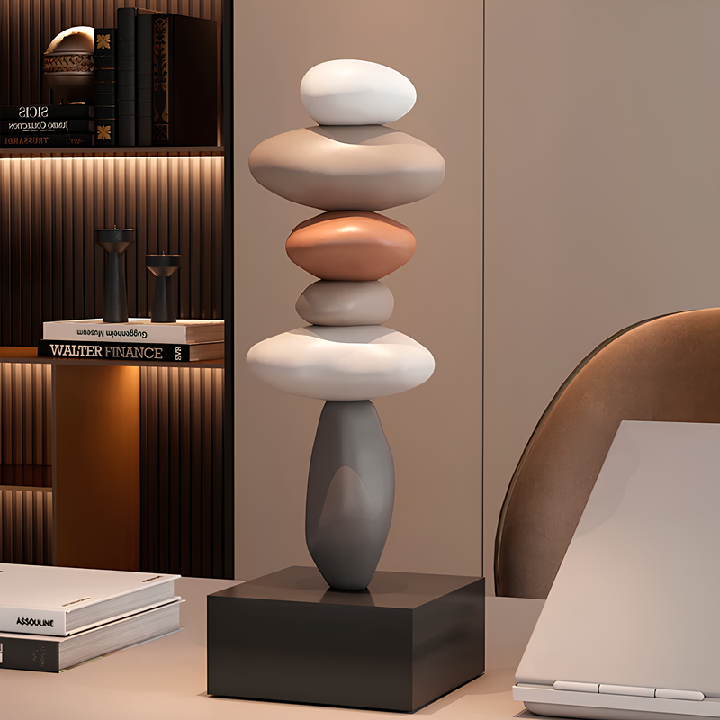 Escultura Decorativa Zen em Resina