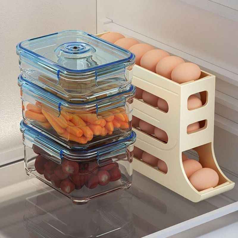 Porta Ovos Organizador para Geladeira - 30 Ovos