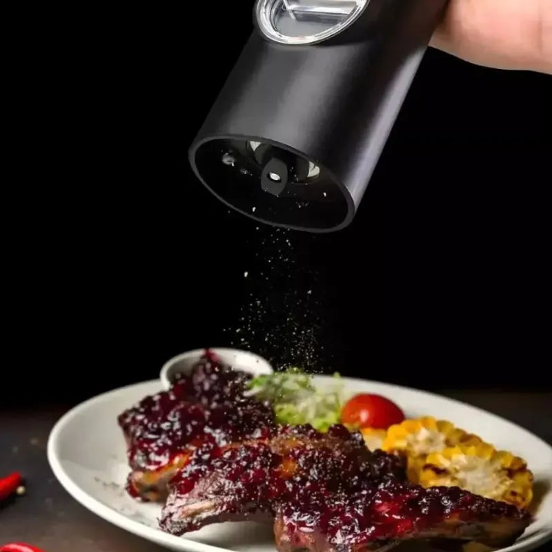 Moedor e Triturador de Temperos Elétrico para Sal e Pimenta