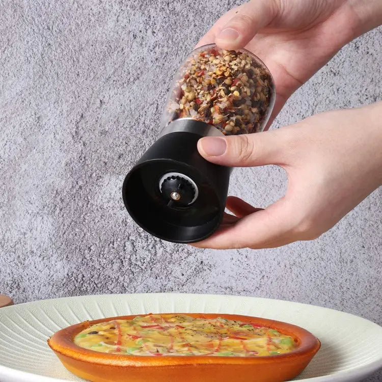 Moedor e Triturador de Pimenta e Sal - Kit Com 2 Unidades