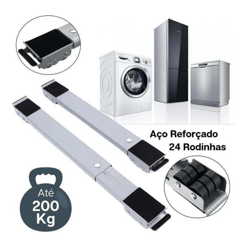 Suporte Base com Rodinhas para Móveis