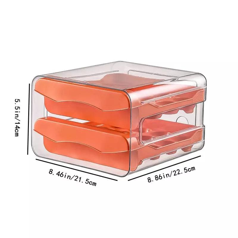 Organizador de Geladeira com Gavetas para Ovos