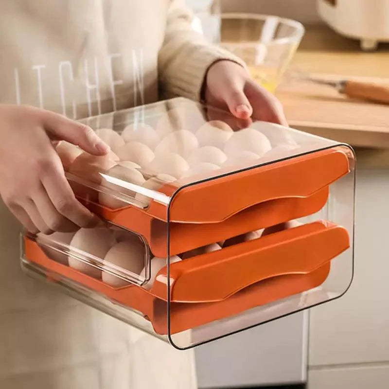 Organizador de Geladeira com Gavetas para Ovos