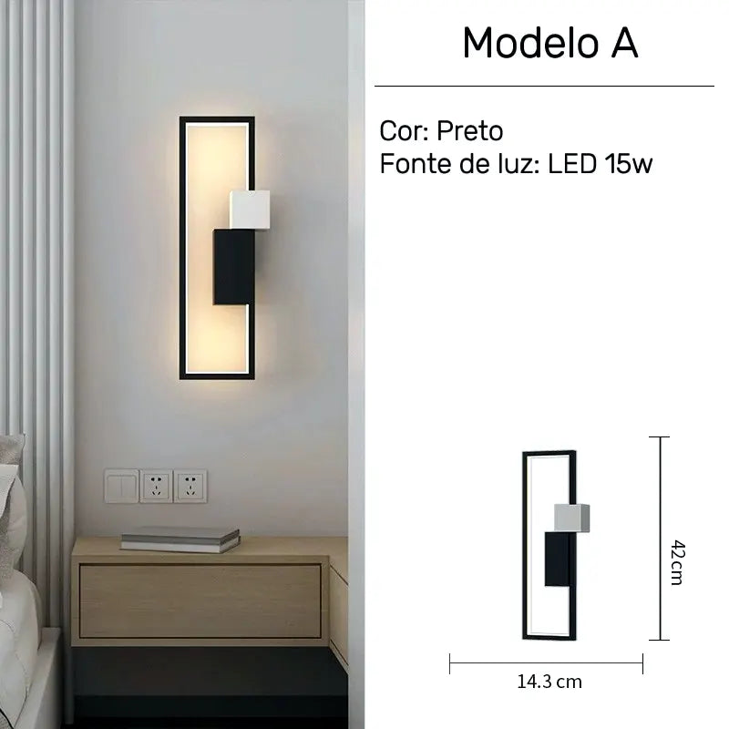 Arandela LED com Estrutura Entrelaçada Bivolt