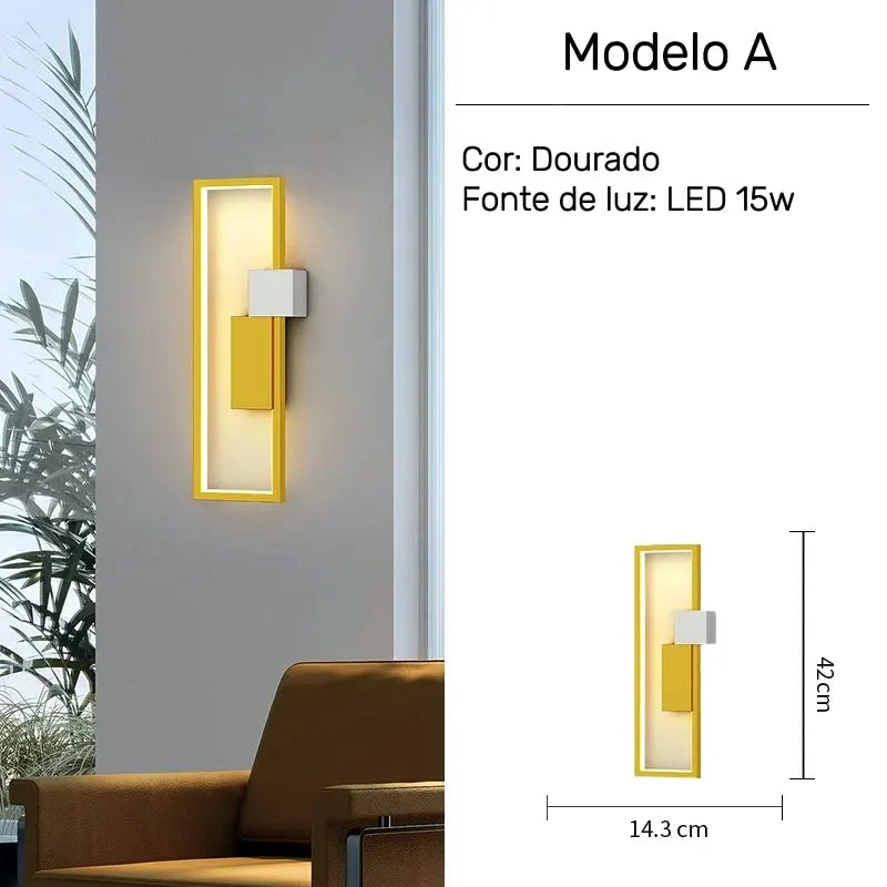 Arandela LED com Estrutura Entrelaçada Bivolt