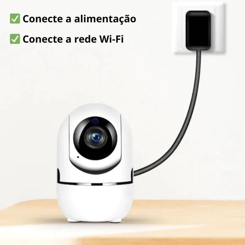 Babá Eletrônica Câmera Sem Fio Visão Noturna Infravermelho