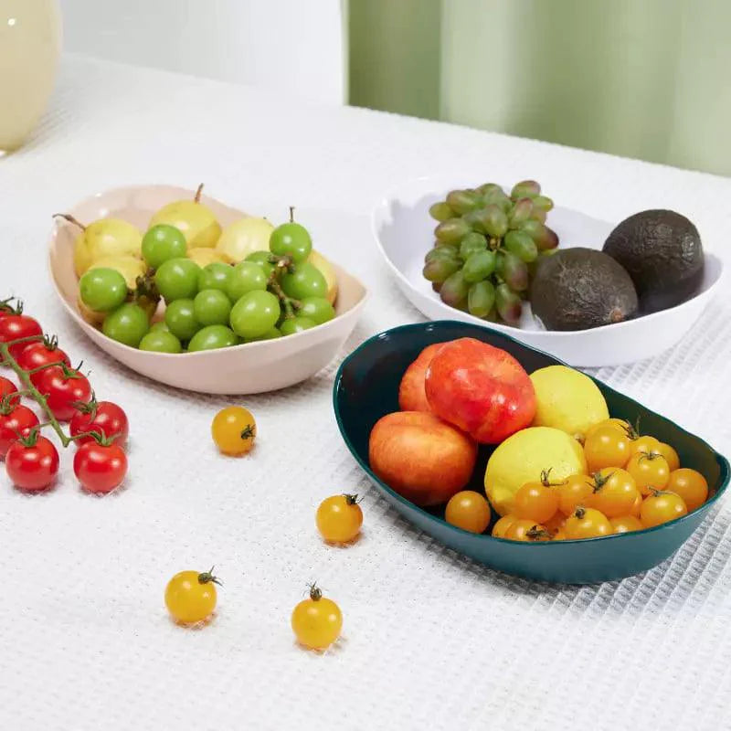 Fruteira de Mesa em Bambu com Cestas de ABS