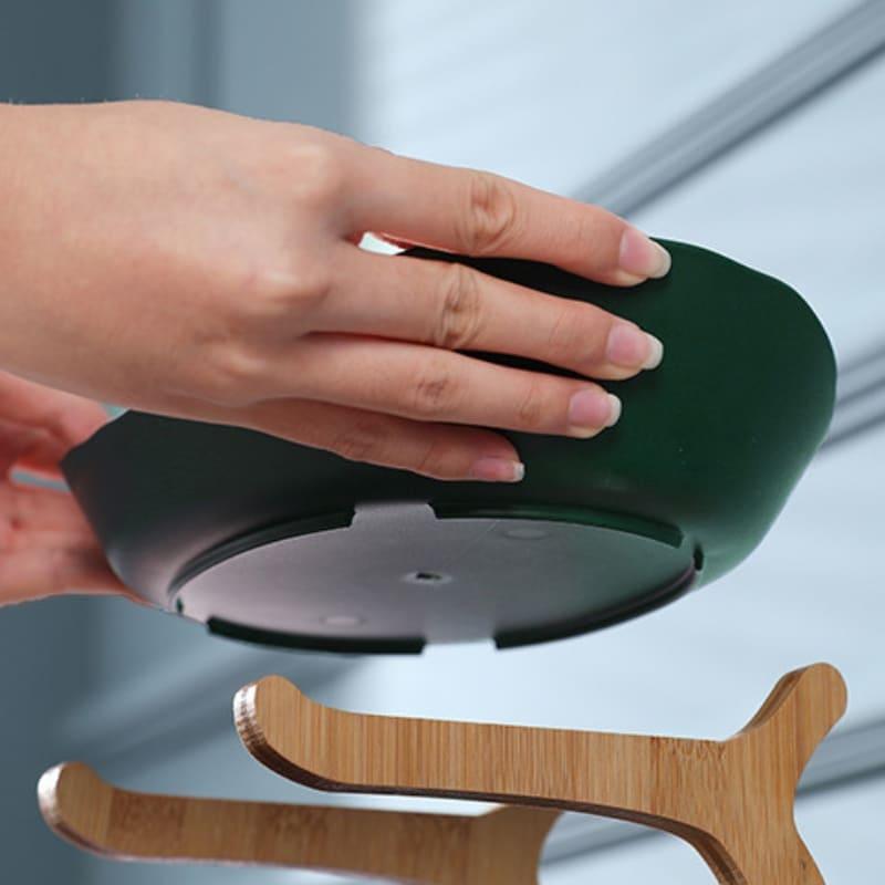 Fruteira de Mesa em Bambu com Cestas de ABS