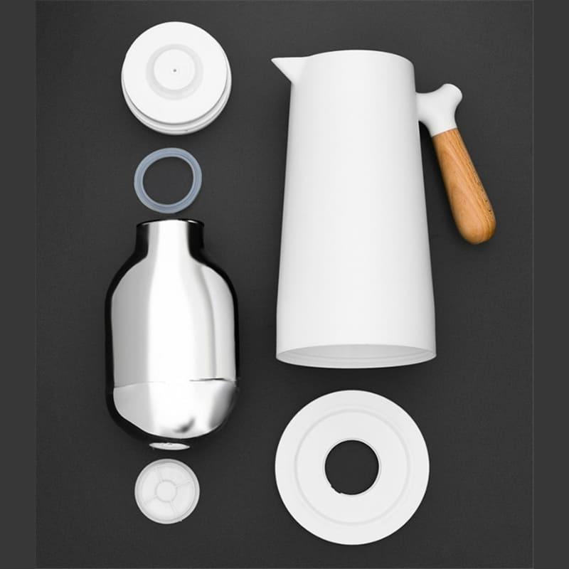 Garrafa Térmica de Café 1 Litro com Isolamento Térmico Duplo