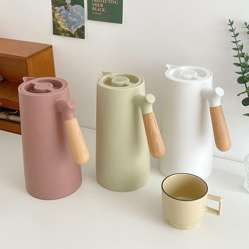 Garrafa Térmica de Café 1 Litro com Isolamento Térmico Duplo