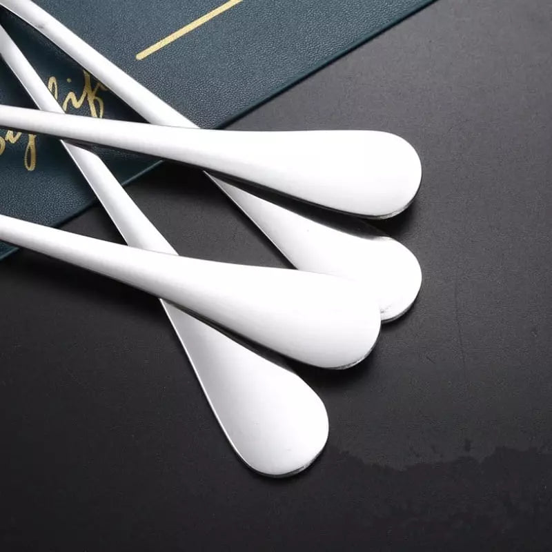 Kit Utensílios de Cozinha 6 Peças Inox Dourado ou Prata
