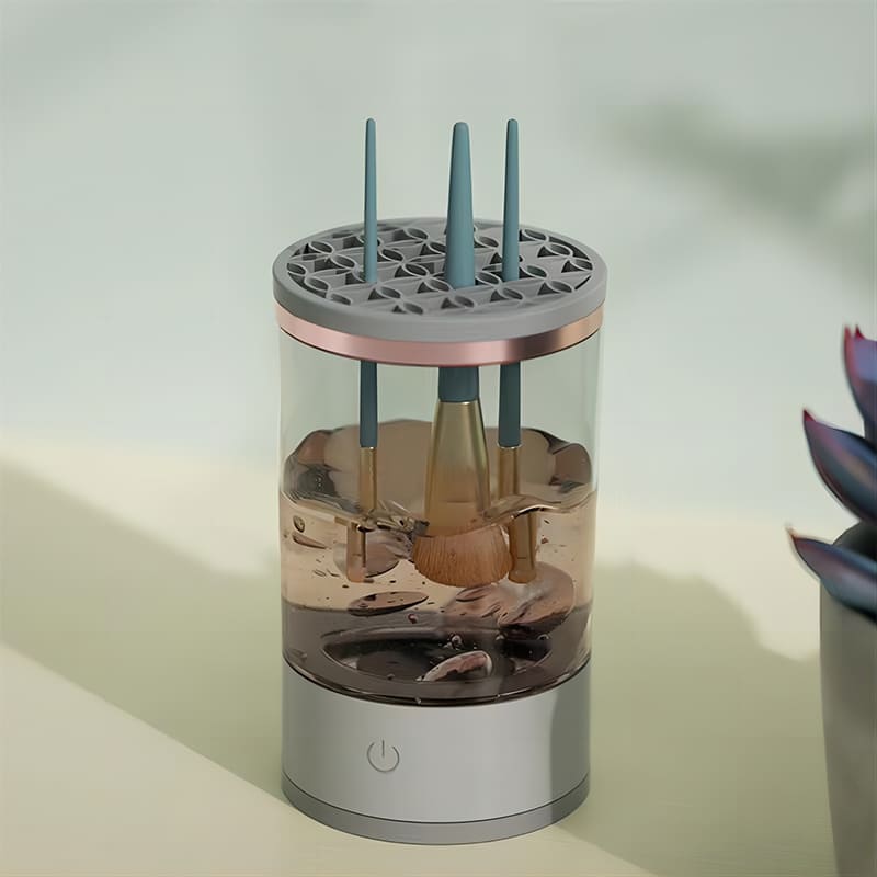 Limpador Elétrico para Pincéis de Maquiagem com Rotação Rápida