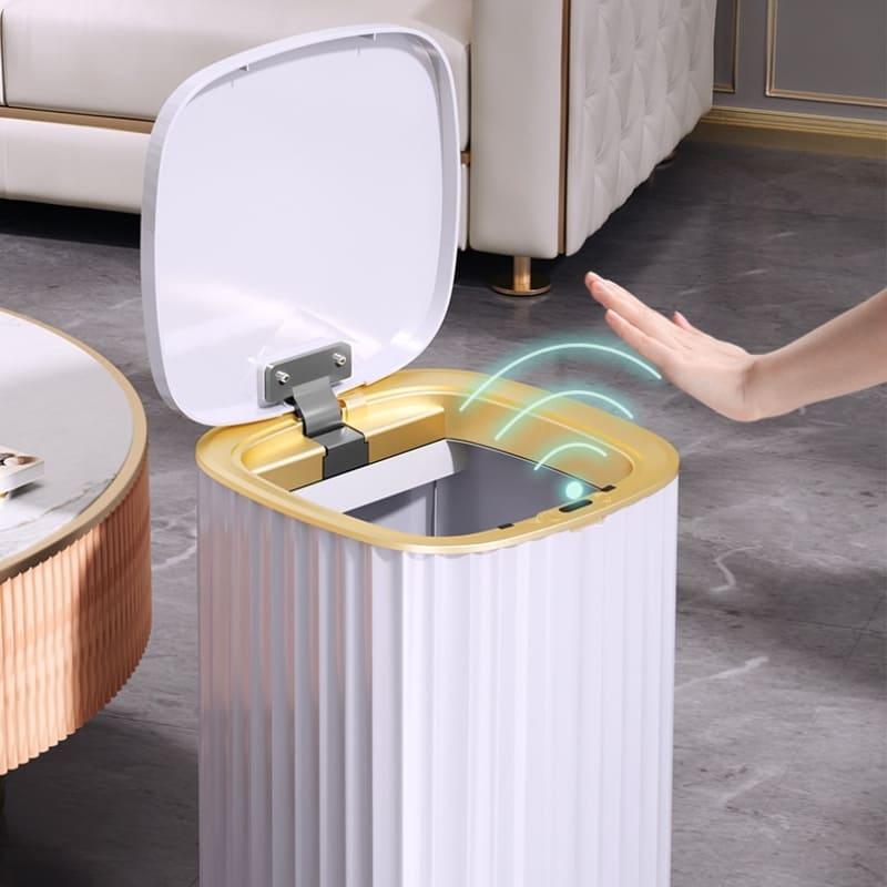 Lixeira Automática com Sensor Inteligente para Banheiro e Cozinha