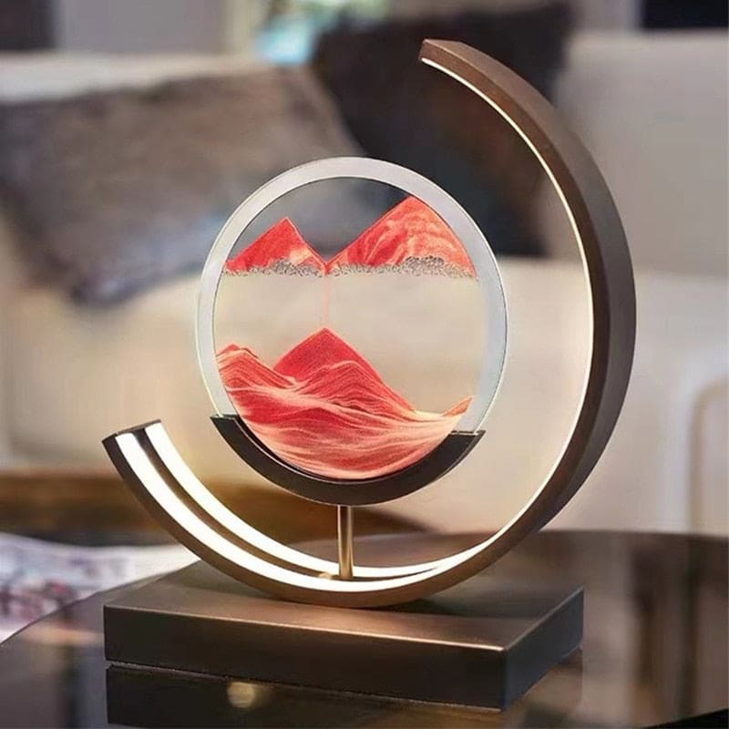 Luminária - de Mesa e Ampulheta LED Decorativa para Ambientes Aconchegantes