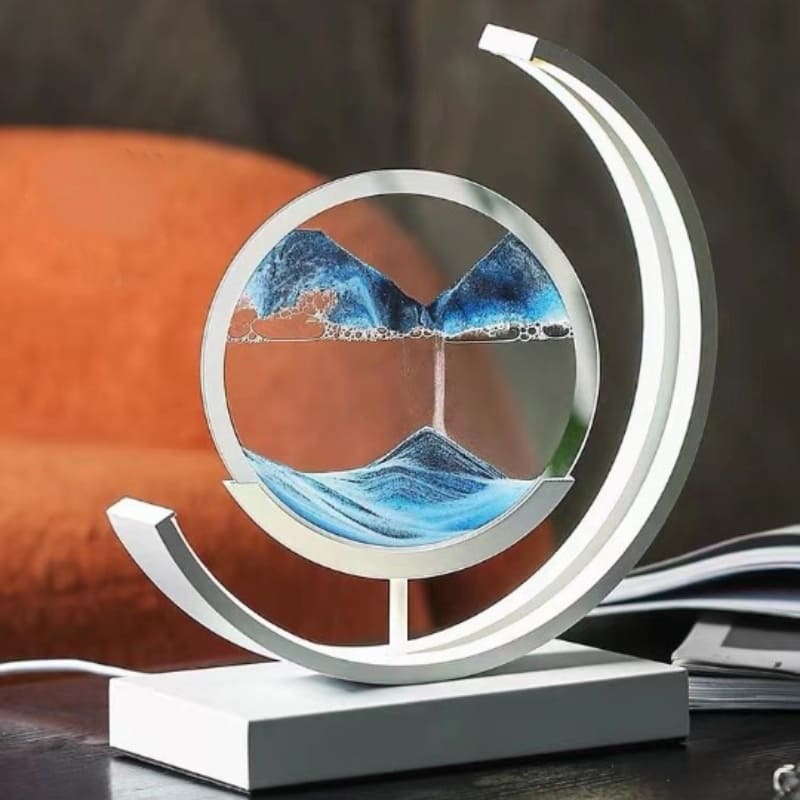 Luminária - de Mesa e Ampulheta LED Decorativa para Ambientes Aconchegantes
