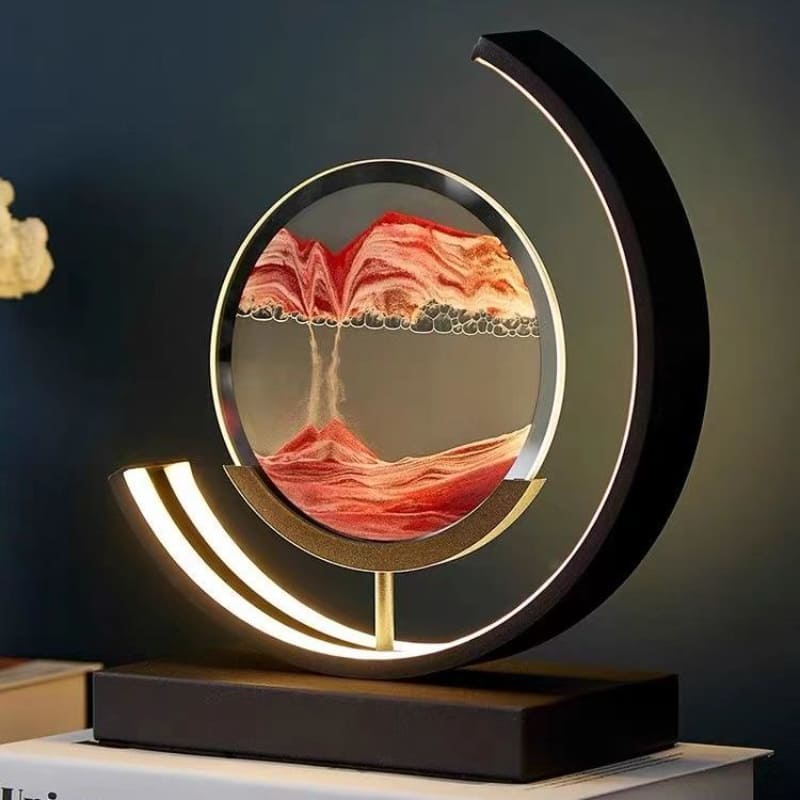 Luminária - de Mesa e Ampulheta LED Decorativa para Ambientes Aconchegantes