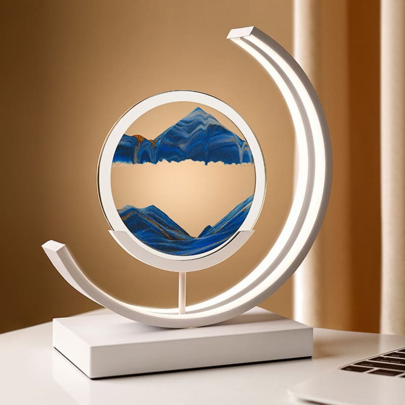 Luminária - de Mesa e Ampulheta LED Decorativa para Ambientes Aconchegantes