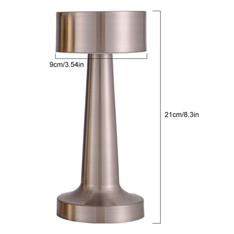 Luminária - de Mesa LED Recarregável com Design Moderno Minimalista