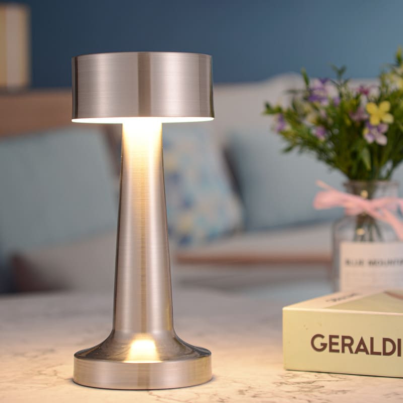 Luminária - de Mesa LED Recarregável com Design Moderno Minimalista