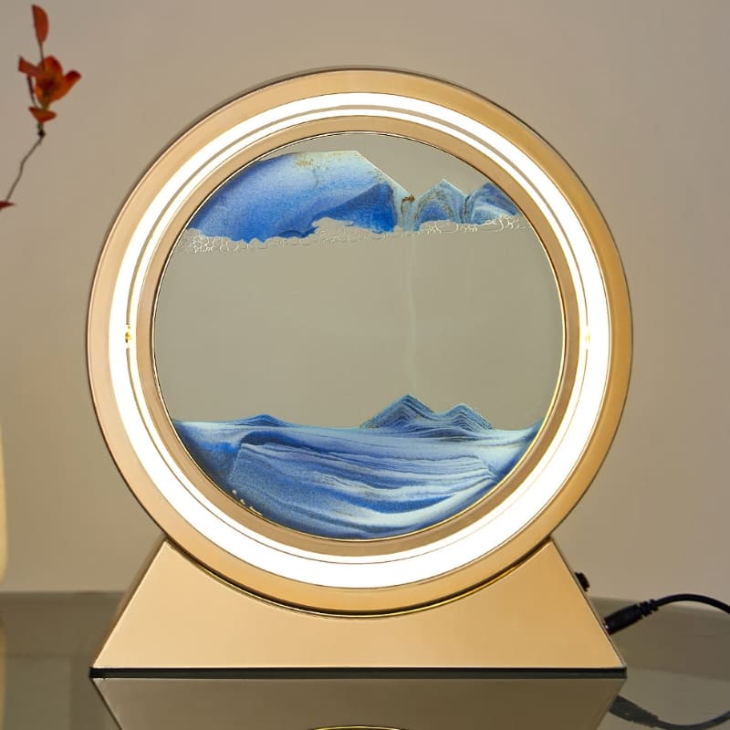 Luminária - de Mesa Ampulheta LED Decorativa para Ambientes Elegantes