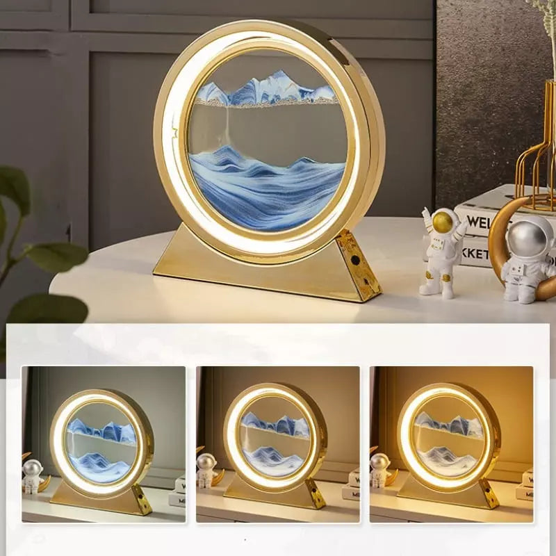 Luminária - de Mesa Ampulheta LED Decorativa para Ambientes Elegantes