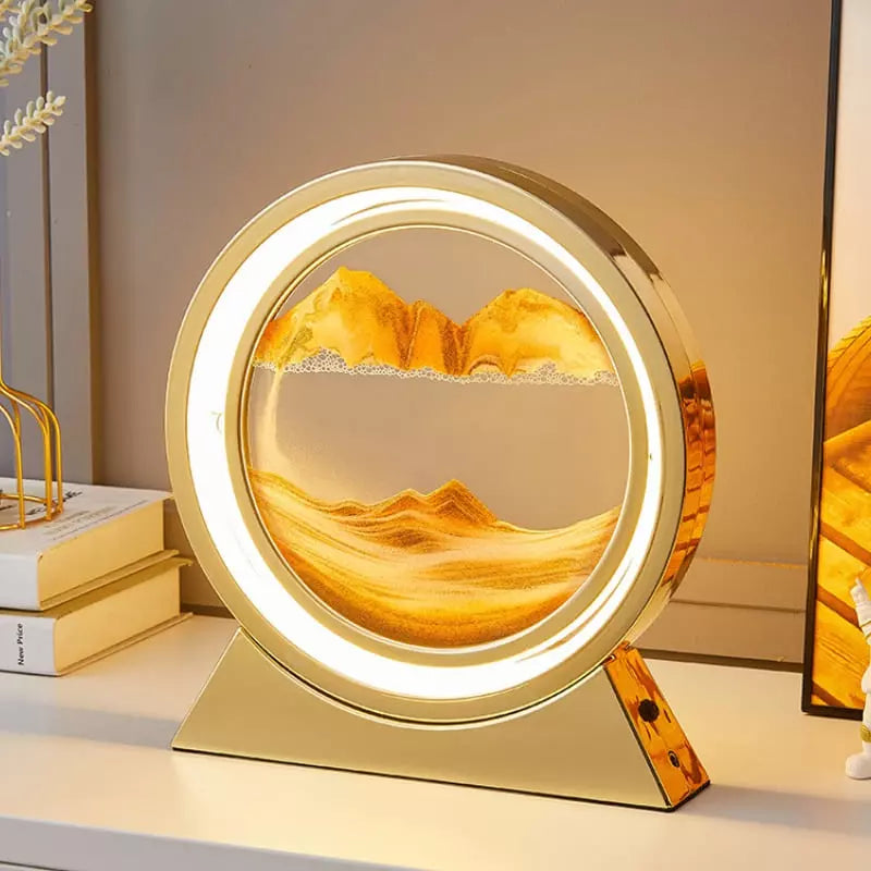 Luminária - de Mesa Ampulheta LED Decorativa para Ambientes Elegantes