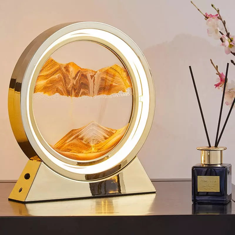 Luminária - de Mesa Ampulheta LED Decorativa para Ambientes Elegantes