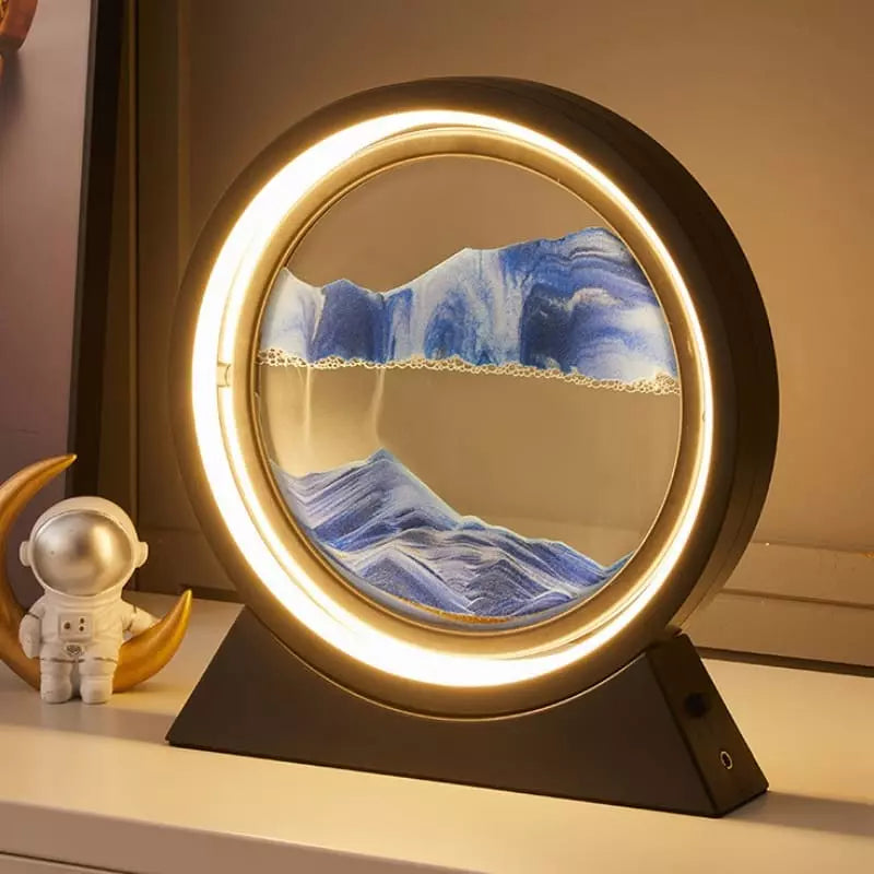 Luminária - de Mesa Ampulheta LED Decorativa para Ambientes Elegantes