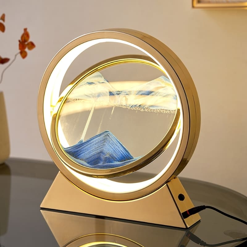 Luminária - de Mesa Ampulheta LED Decorativa para Ambientes Elegantes