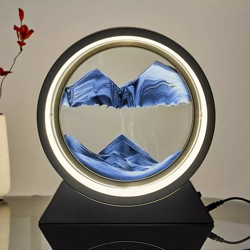 Luminária - de Mesa Ampulheta LED Decorativa para Ambientes Elegantes