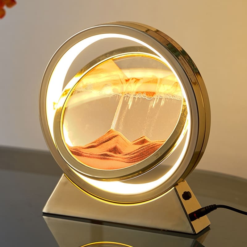 Luminária - de Mesa Ampulheta LED Decorativa para Ambientes Elegantes