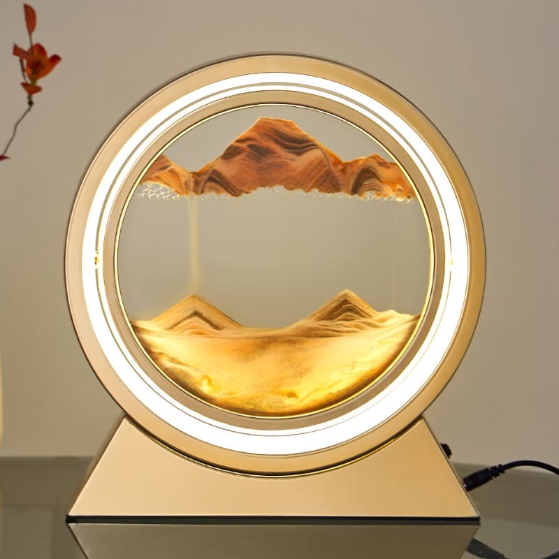 Luminária - de Mesa Ampulheta LED Decorativa para Ambientes Elegantes