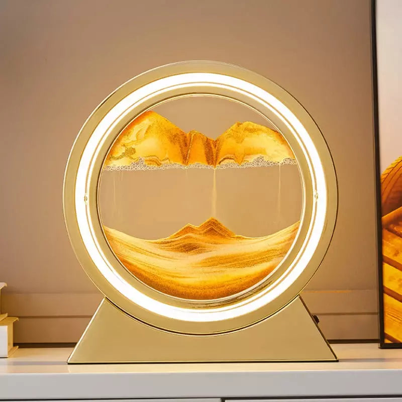 Luminária - de Mesa Ampulheta LED Decorativa para Ambientes Elegantes