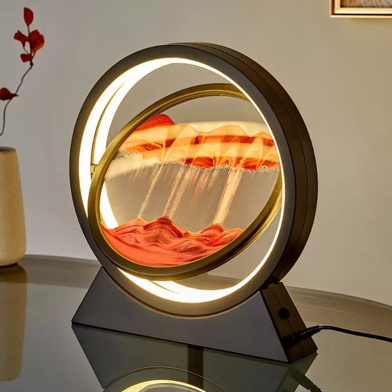 Luminária - de Mesa Ampulheta LED Decorativa para Ambientes Elegantes