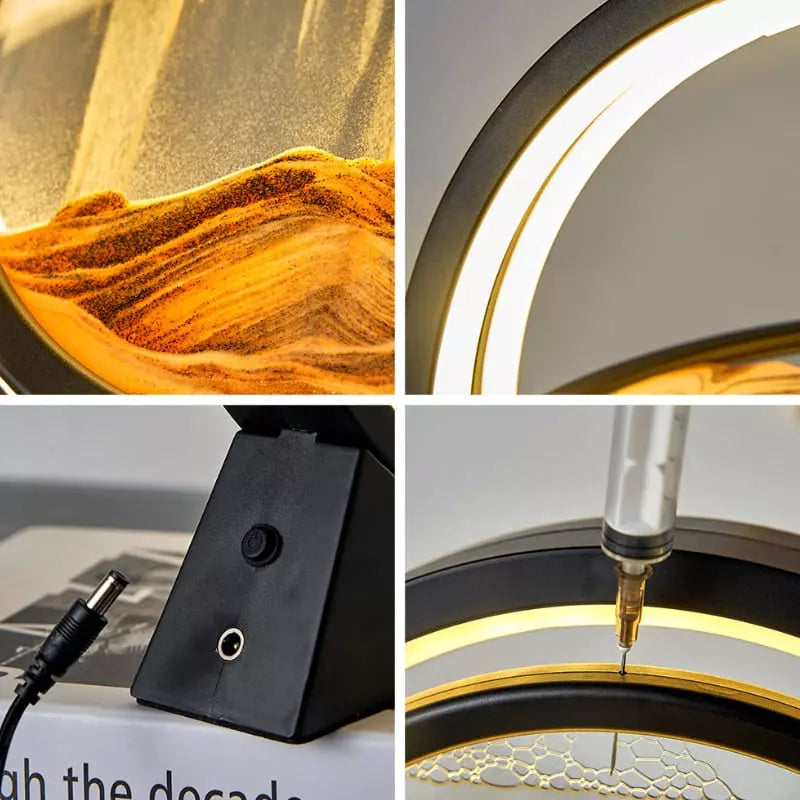 Luminária - de Mesa Ampulheta LED Decorativa para Ambientes Elegantes
