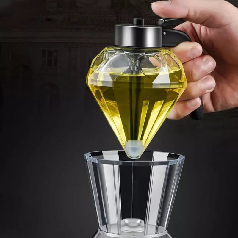 Meleira de Vidro em Formato de Diamante e Base Antiderrapante