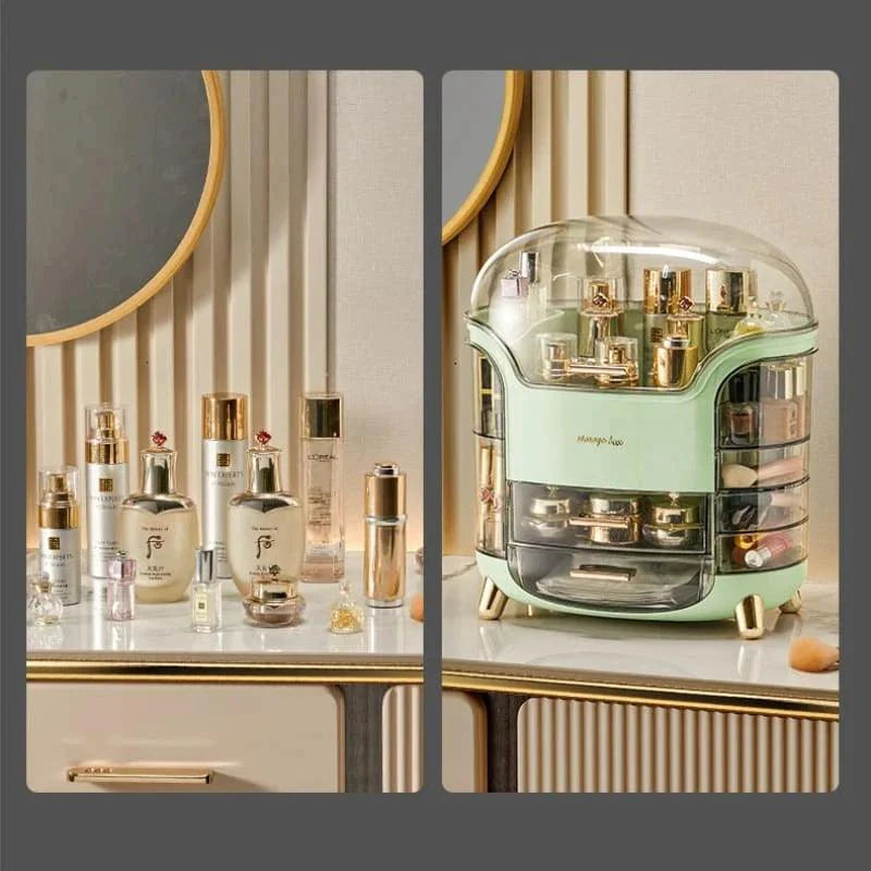 Organizador Acrílico Multiuso para Maquiagem e Cosméticos Elegante