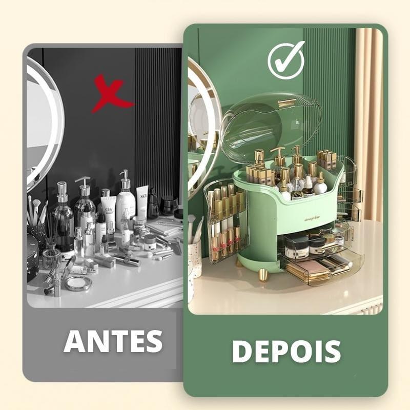 Organizador Acrílico Multiuso para Maquiagem e Cosméticos Elegante