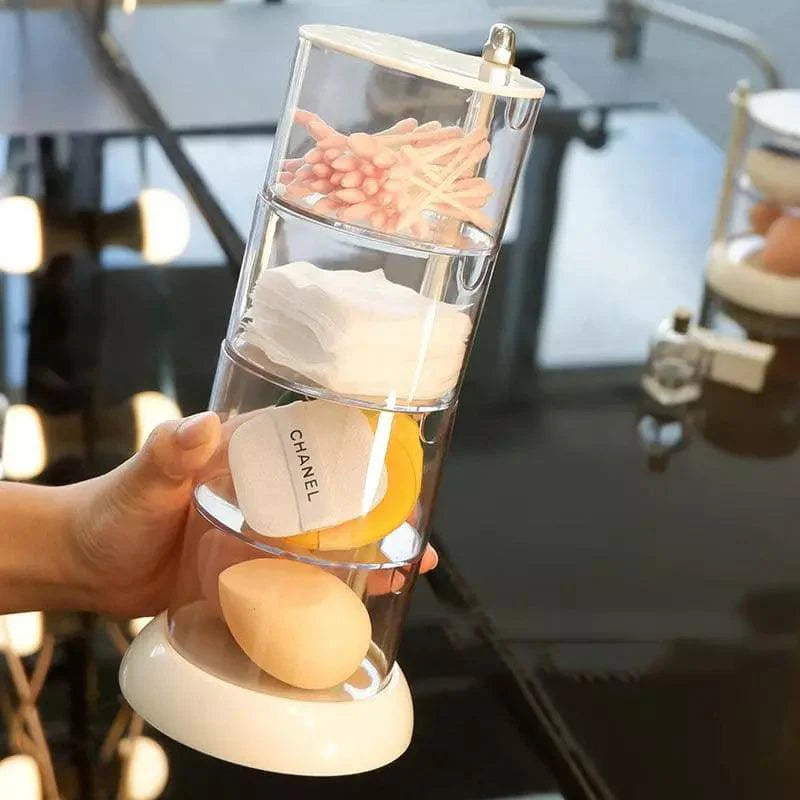 Porta Esponjas e Acessórios Multiuso para Maquiagem