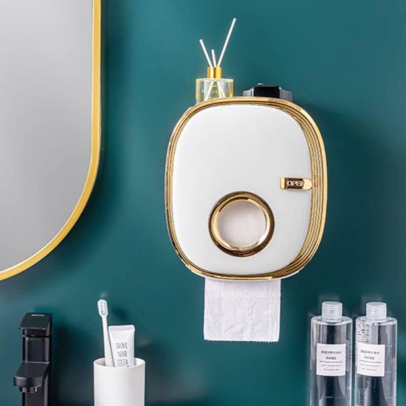Porta Papel Higiênico de Parede com Design Retrô de Luxo