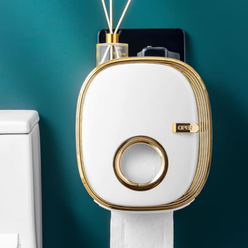 Porta Papel Higiênico de Parede com Design Retrô de Luxo