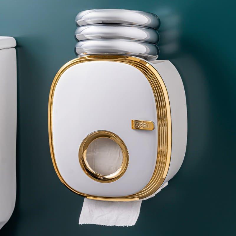 Porta Papel Higiênico de Parede com Design Retrô de Luxo