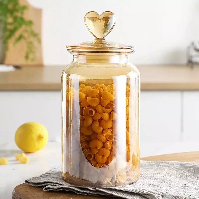 Potes de Vidro Herméticos para Armazenamento de Alimentos