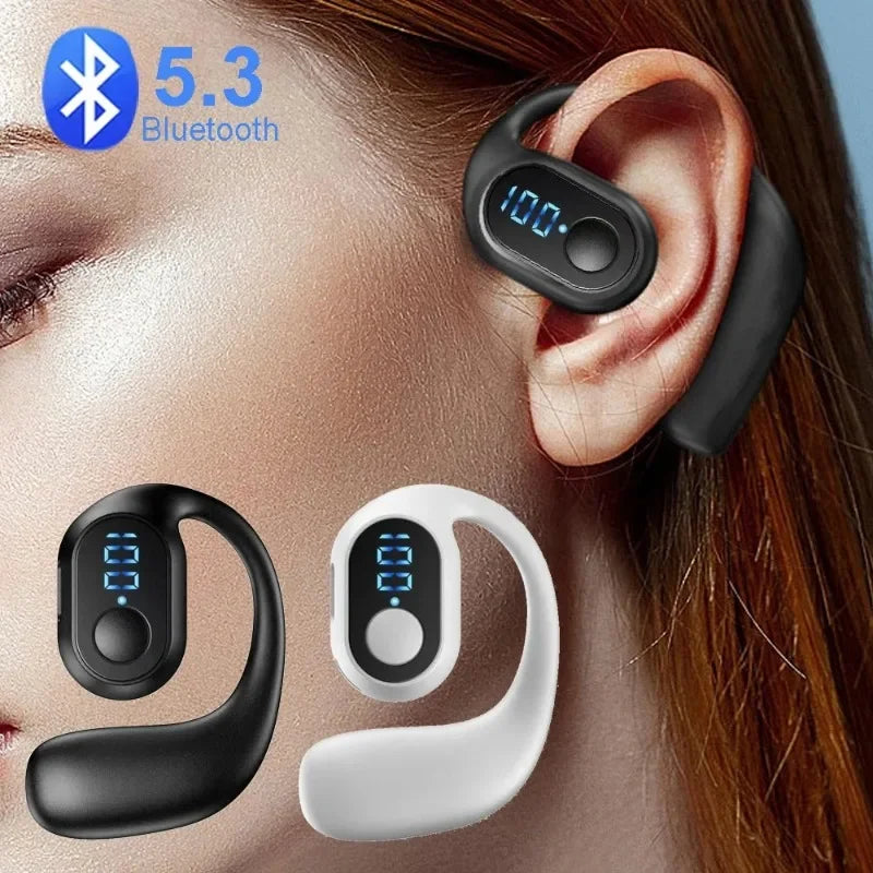 Fone Esportivo Bluetooth WaveHook™ – Som Potente & Estilo sem Fio