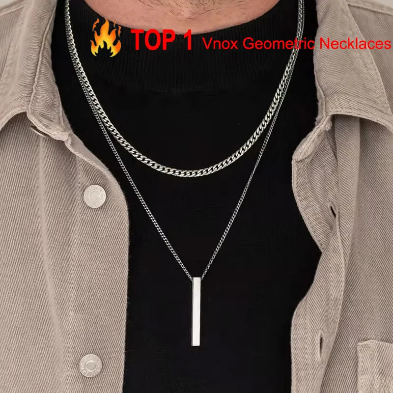 Vnox VerticalBar™ – Estilo Urbano com Toque Geométrico