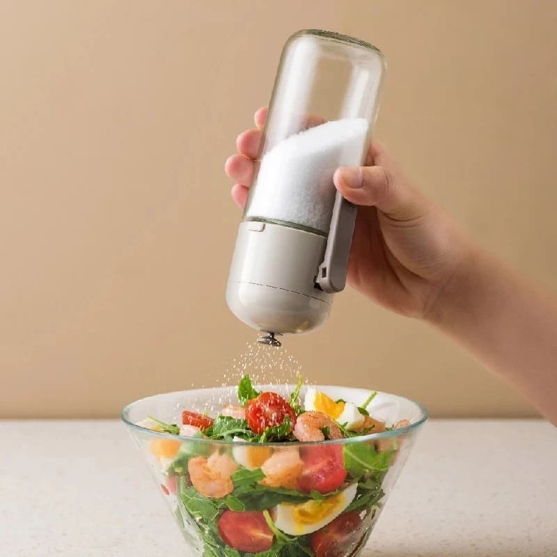 Saleiro e Porta Temperos com Medidor Prático
