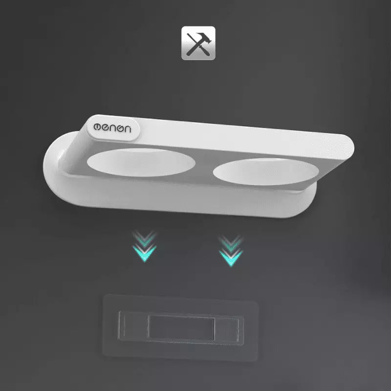 Suporte de Parede para Secador de Cabelo e Utensílios